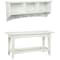 Alaterre Furniture Shaker Cottage Storage Coat Hook with Bench Set, Ivory ASCA0304IV - alternate 1